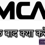 MCA ke Baad Kya Kare – MCA ke Baad Naukri