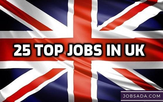 25 Top Jobs in UK for 2024