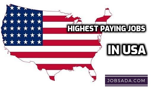Highest Paying Jobs in usa