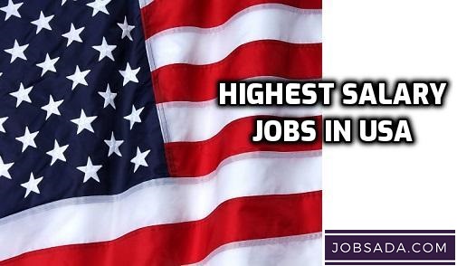 highest salary jobs in usa