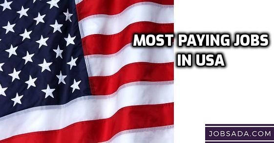 most paying jobs in usa