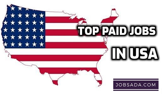 top paid jobs in usa