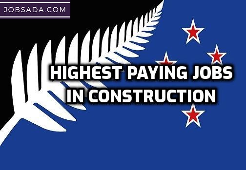 Highest Paying Jobs in Construction