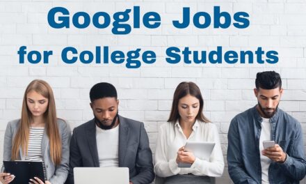 Google Jobs for College Students in 2024