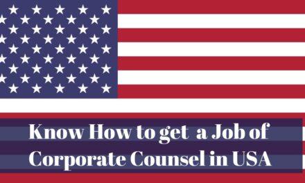 Know How to get a Job of Corporate Counsel in USA in 2024