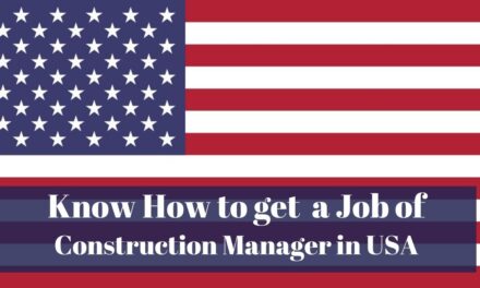 Know How to Get a Construction Manager Job in USA in 2024